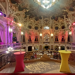 © Prof. Ali Meyer | Hamlet | Karin Henkel | Komparserie Ali Meyer :: Darstellender Kuenstler | Burgtheater auf Tournee im Staatstheater Wiesbaden 2025